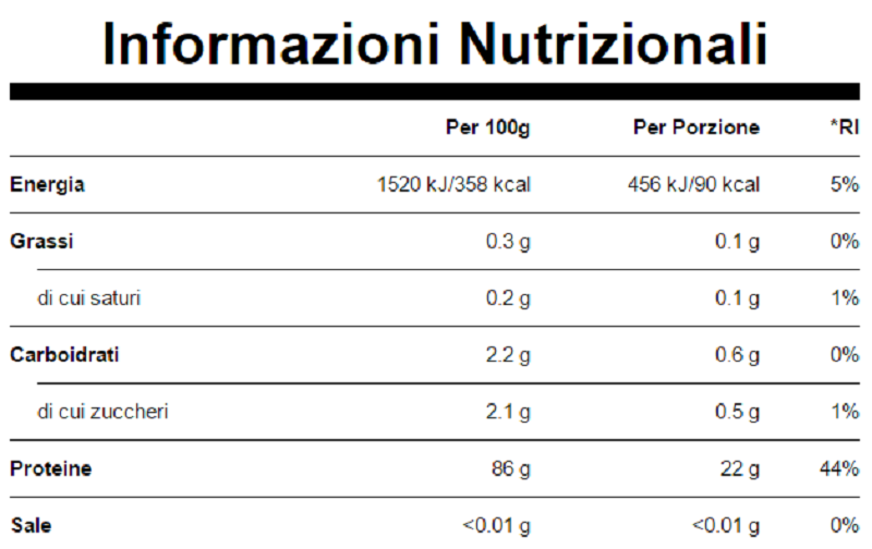 proteine in polvere