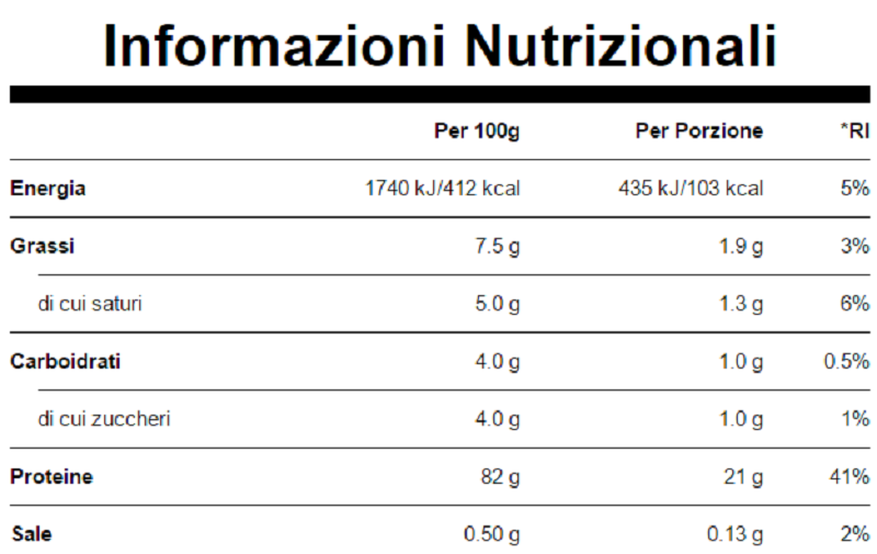 proteine in polvere