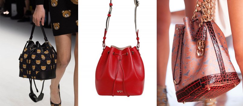 borse da donna secchiello bucket bag