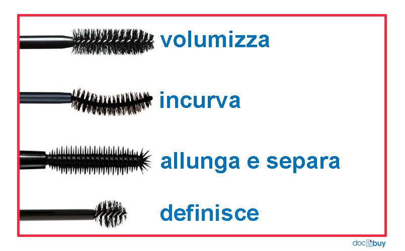 mascara occhi scovolino